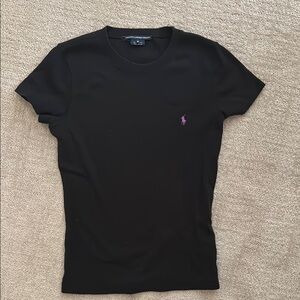 Polo by Ralph Lauren Women's Black T-Shirt